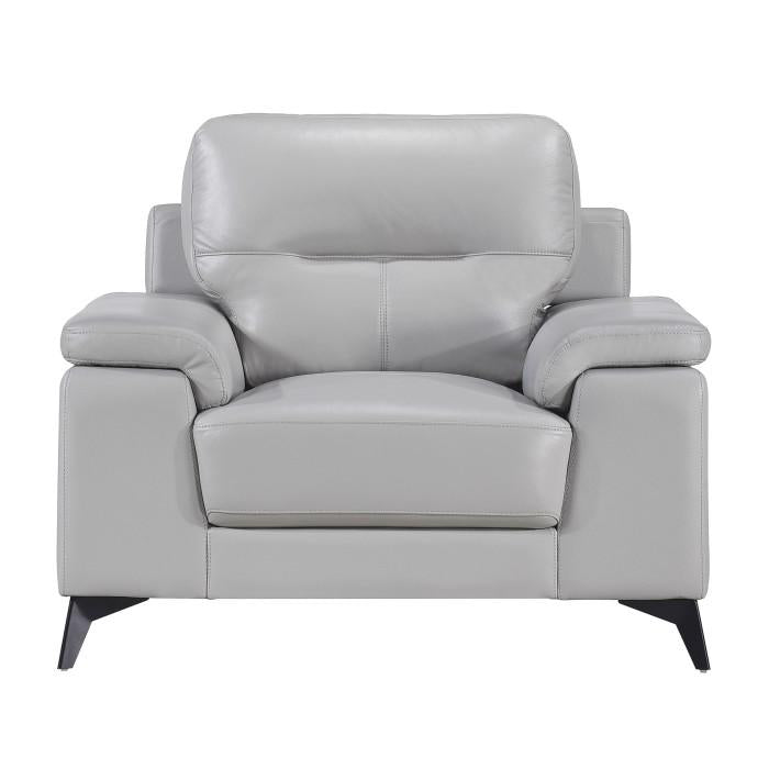 Mischa Chair in Silver Gray 9514SVE-1
