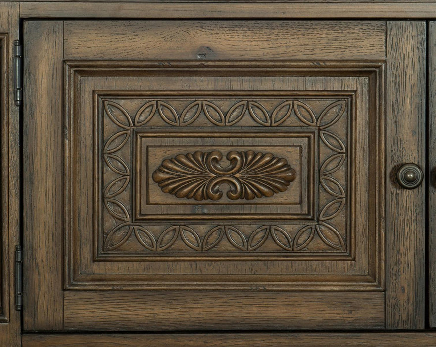 Rachelle 4 Drawer Chest in Weathered Pecan 1693-9