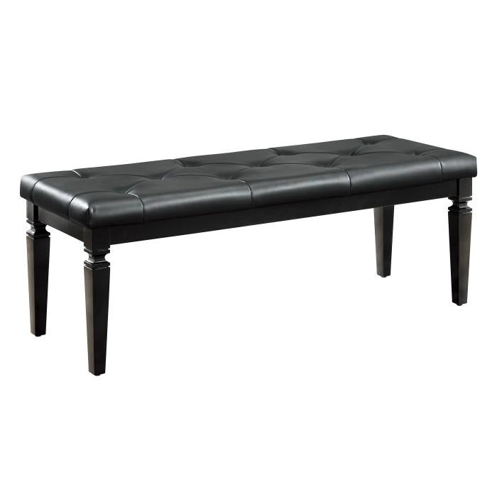 Allura Bed Bench in Black 1916BK-FBH