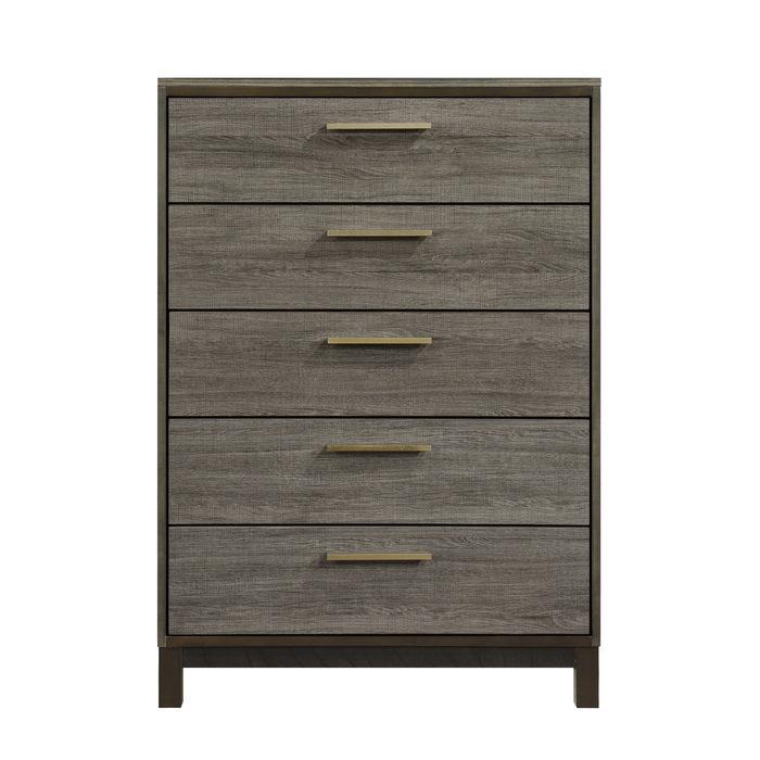 Vestavia 5 Drawer Chest in Gray 1936-9