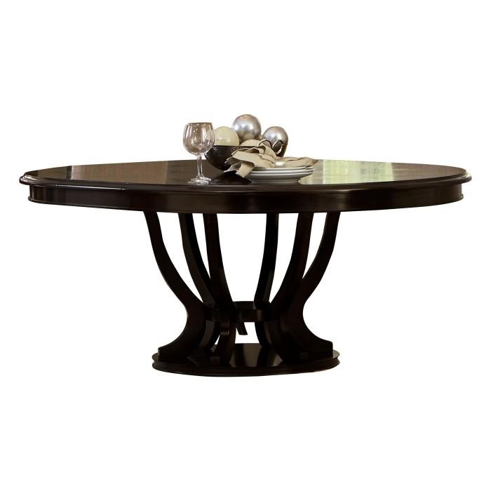 Savion Round/Oval Dining Table in Espresso 5494-76