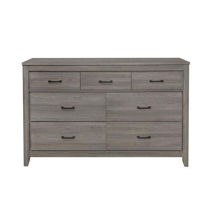 Waldorf 7 Drawer Dresser in Dark Gray 1902-5