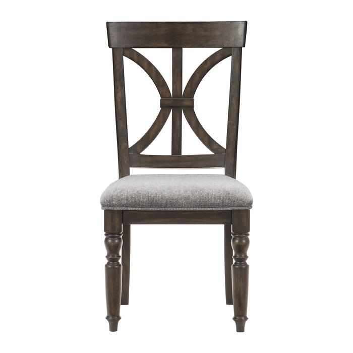 Cardano Side Chair in Charcoal (Set of 2)