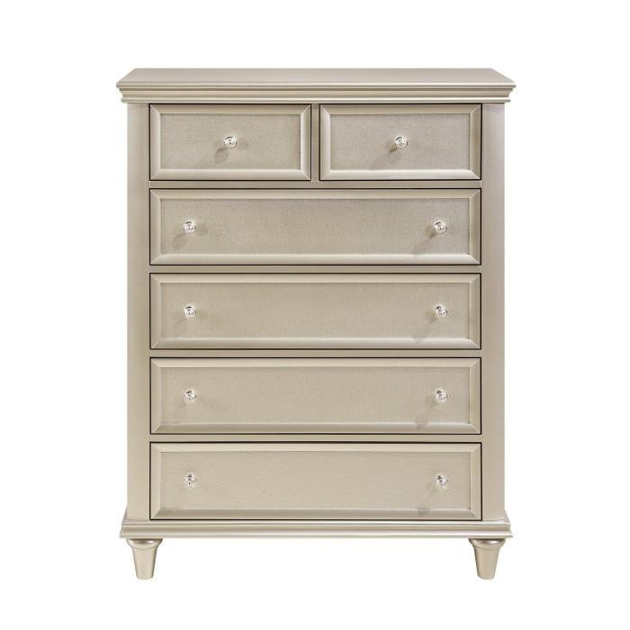 Celandine 6 Drawer Chest in Silver 1928-9