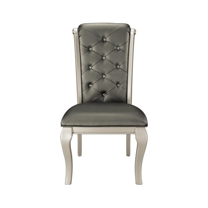 Crawford Side Chair in Silver (Set of 2)