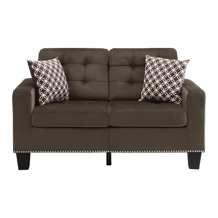 Lantana Loveseat in Chocolate 9957CH-2
