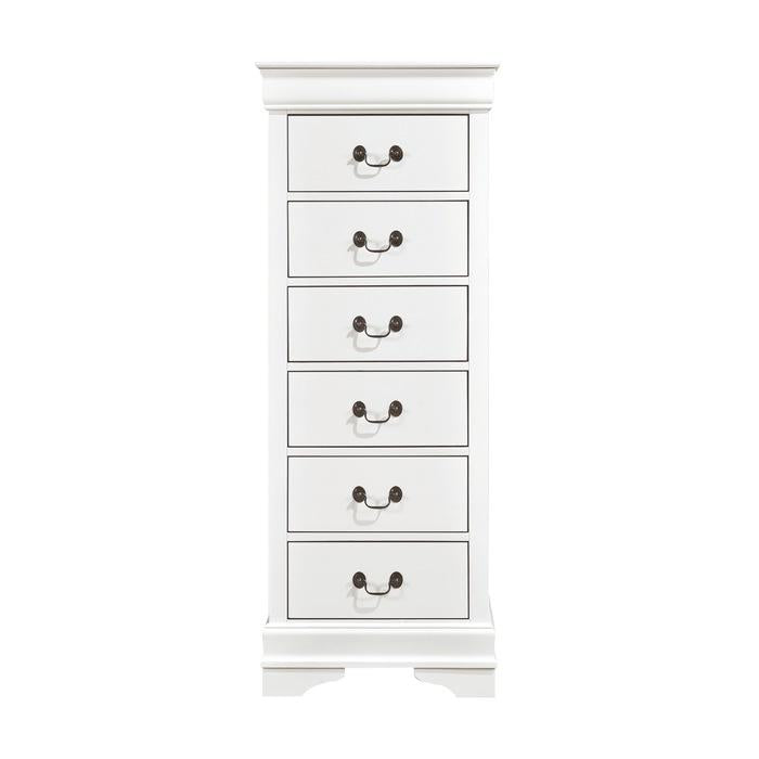 Mayville 6 Drawer Lingerie Chest in White 2147W-12