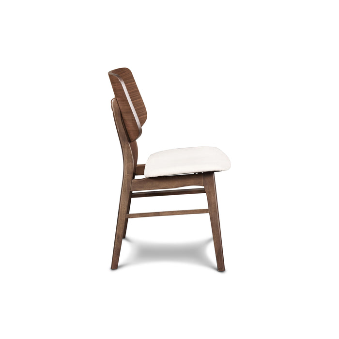 OSCAR WOOD BACK CHAIR - WALNUT, 2 PC PER CARTON