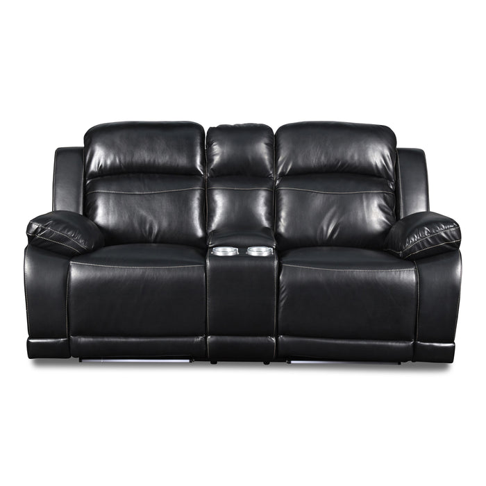 VEGA CONSOLE LOVESEAT - PREMIER BLACK