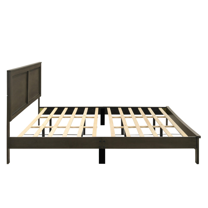 ARIES 6/6 EK PANEL BED-HB/FB/RAILS-GRAY