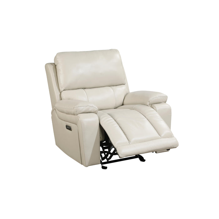 CICERO GLIDER RECLINER W/ PWR FR & HR-CREAM