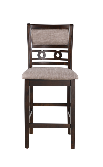 GIA 5PC 42" SQUARE COUNTER TABLE & 4 CHAIRS-CHERRY - Esencia Home Furniture (Fontana, CA)