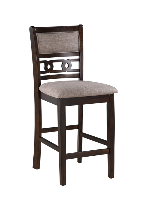 GIA 5PC 42" SQUARE COUNTER TABLE & 4 CHAIRS-CHERRY - Esencia Home Furniture (Fontana, CA)