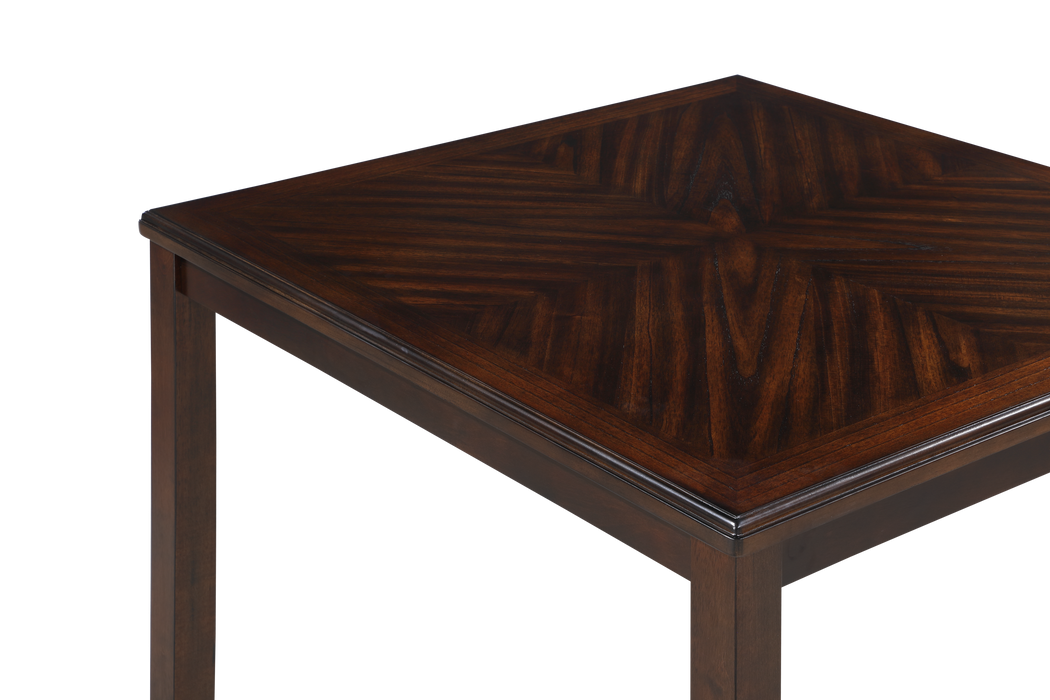 GIA 5PC 42" SQUARE COUNTER TABLE & 4 CHAIRS-CHERRY - Esencia Home Furniture (Fontana, CA)