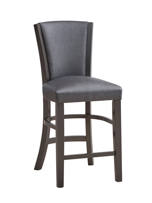 PLATINA COUNTER CHAIR-GLITTER GRAY