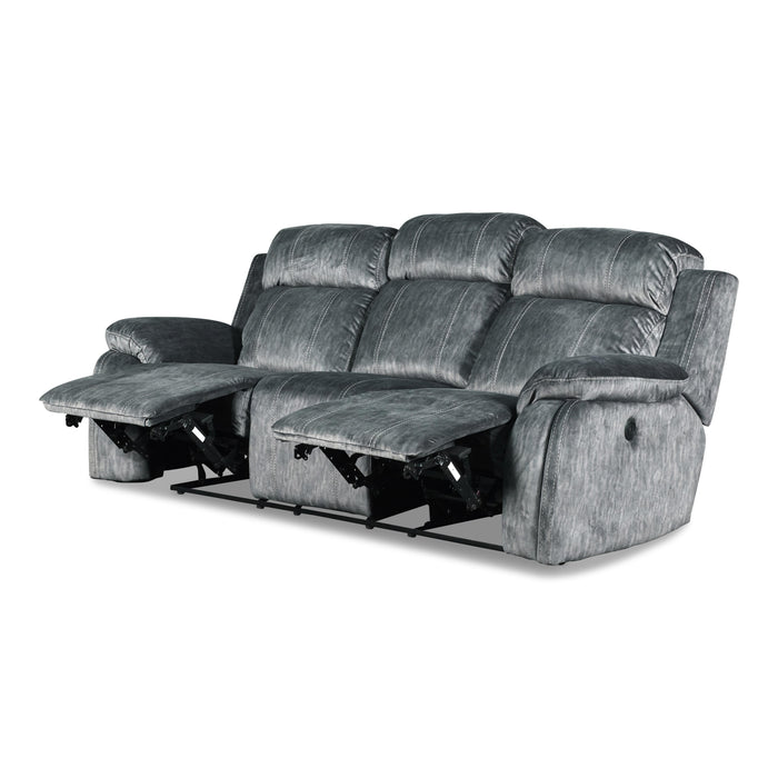 TANGO DUAL RECLINER SOFA W/PWR FR-SHADOW