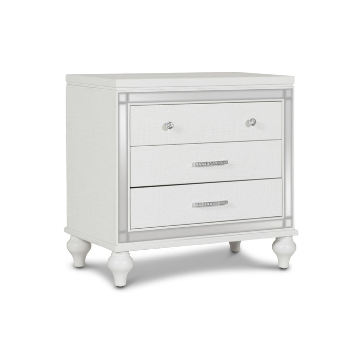VALENTINO NIGHTSTAND-WHITE