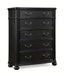 Crown Mark Furniture Kingsbury 5 Drawer Chest in Black image