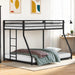 Rothwell Metal Bunk Bed Twin/ Full - Esencia Home Furniture (Fontana, CA)