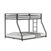 Rothwell Metal Bunk Bed Twin/ Full - Esencia Home Furniture (Fontana, CA)