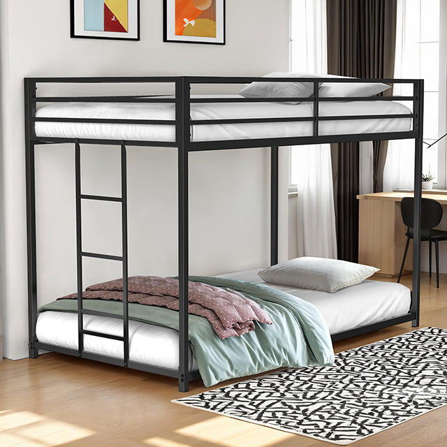 Rothwell Metal Bunk Bed Twin/ Full - Esencia Home Furniture (Fontana, CA)