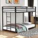 Rothwell Metal Bunk Bed Twin/ Full - Esencia Home Furniture (Fontana, CA)
