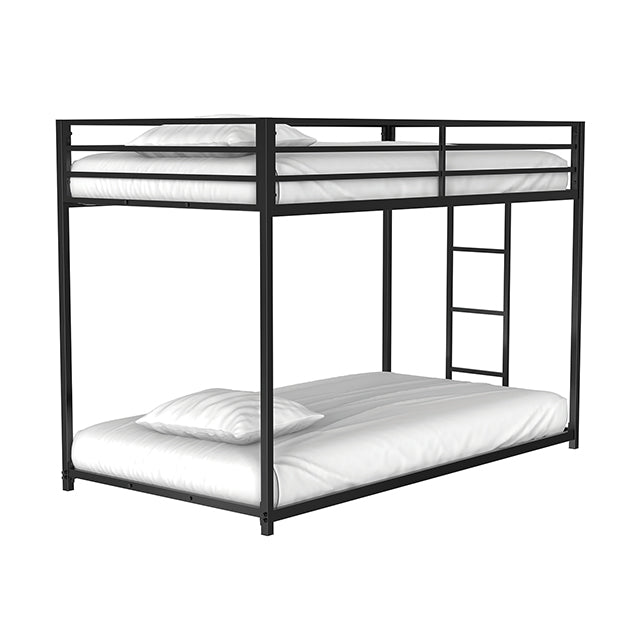 Rothwell Metal Bunk Bed Twin/ Full - Esencia Home Furniture (Fontana, CA)