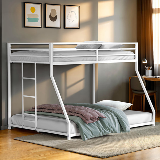Rothwell Metal Bunk Bed Twin/ Full - Esencia Home Furniture (Fontana, CA)