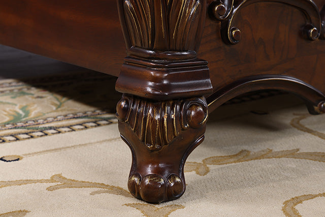 Roselli E.King & Queen Bed White & Chrome