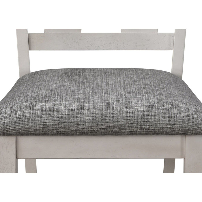 Crown Mark Maribelle Side Chair in Chalk/Grey (Set of 2)