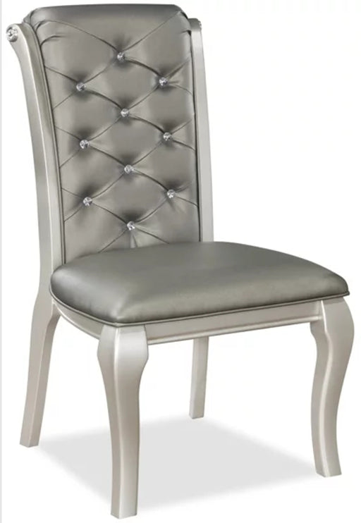 Crown Mark Furniture Caldwell Side Chair in Light Champagne (Set of 2) image