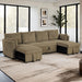 Denholme U-Sectional w/ Pull Out - Esencia Home Furniture (Fontana, CA)