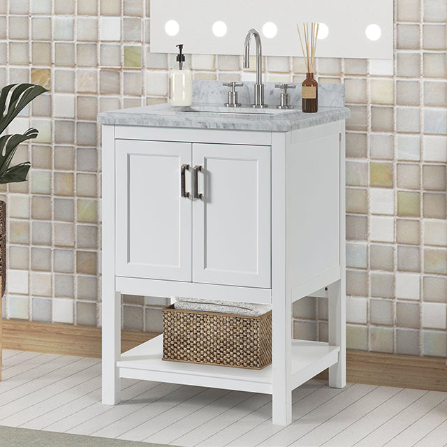 Reston Vanity with Top/ Sink - Esencia Home Furniture (Fontana, CA)